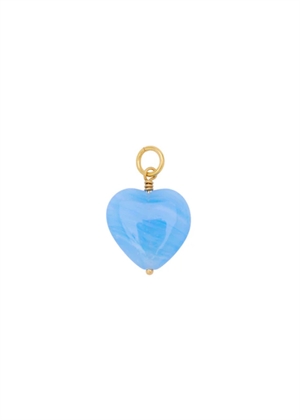 French grande heart pendant Blue Pico 
